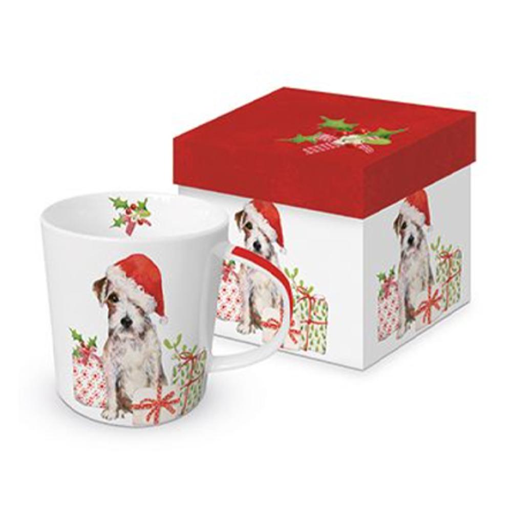 Christmas Pup Gift-Boxed Mug
