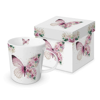 Butterfly Flowers Gift-Boxed Mug