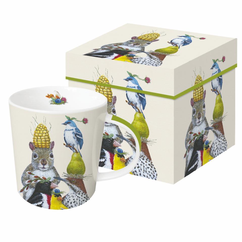Party Under The Feeder Gift-Boxed Mug
