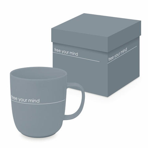 Free Your Mind gift-boxed matte mug