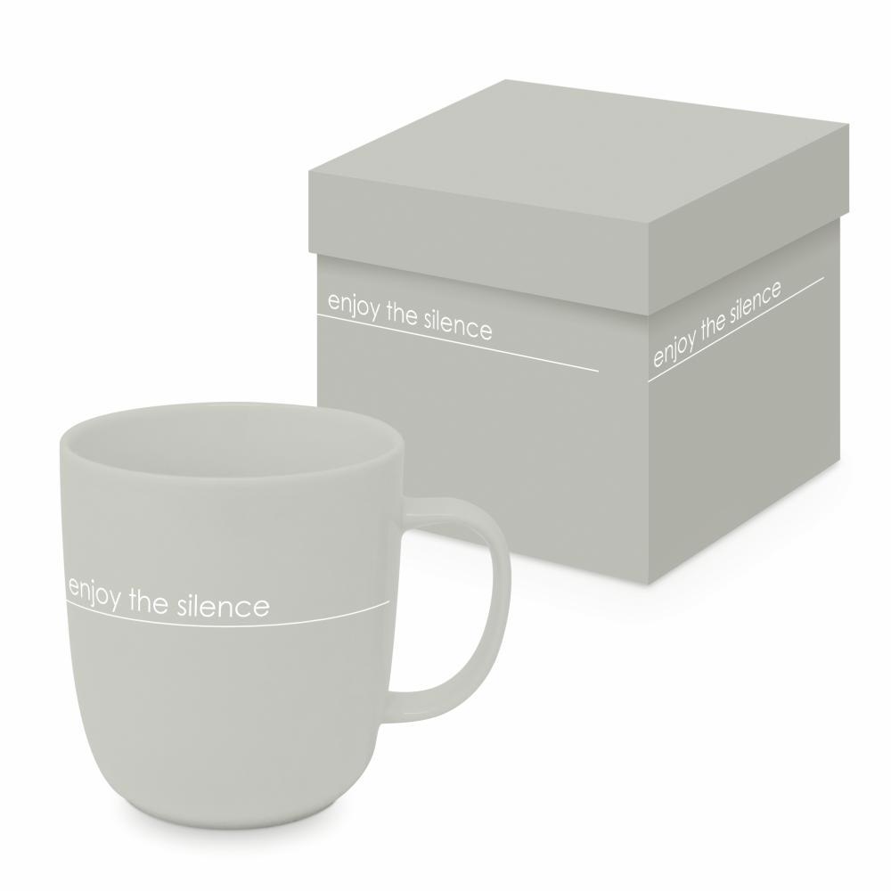 Enjoy the Silence gift-boxed matte mug
