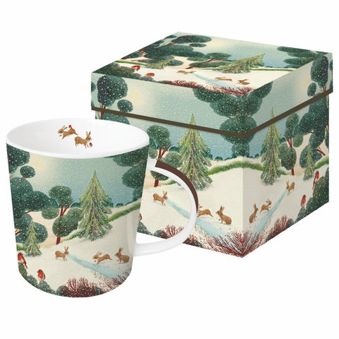 Holiday Glen gift-boxed mug