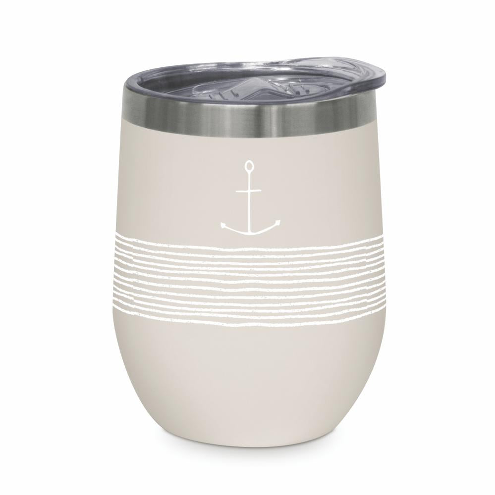 Pure Anchor, taupe Stainless Steel Beverage Tumbler