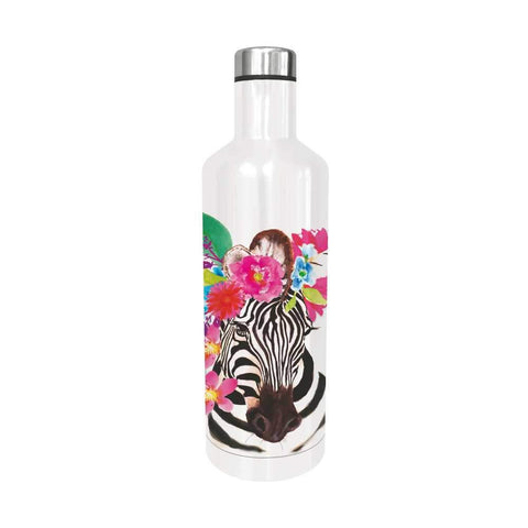 Flora Zebra Water Bottle