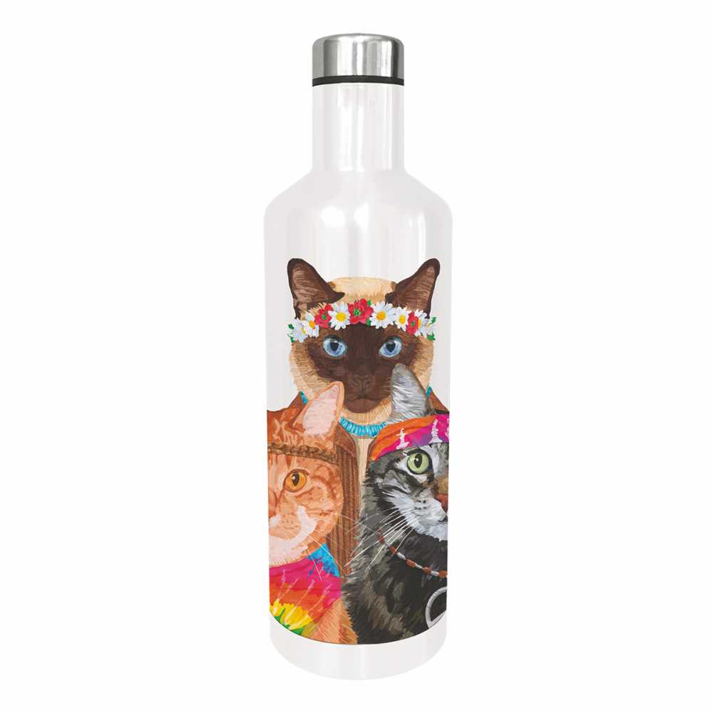 Groovy Cats Water Bottle