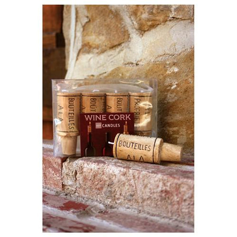 Wine Cork Candle Set (min.12)