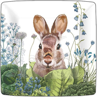 Chou Chou Bunny 7" Square Paper Plate