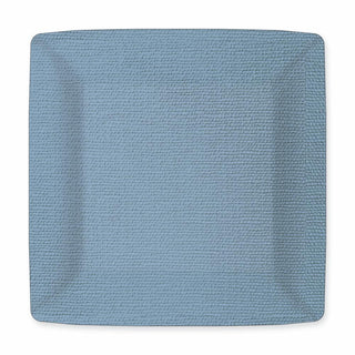 Canvas, blue 7" square paper plate