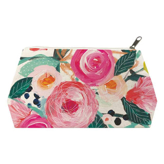 La Belle Rose Canvas Cosmetic Bags