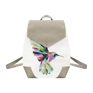 Corfu Hummingbird Canvas Backpack