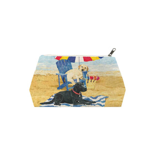 Dog Days of Summer Canvas Cosmetic Bag (LG)