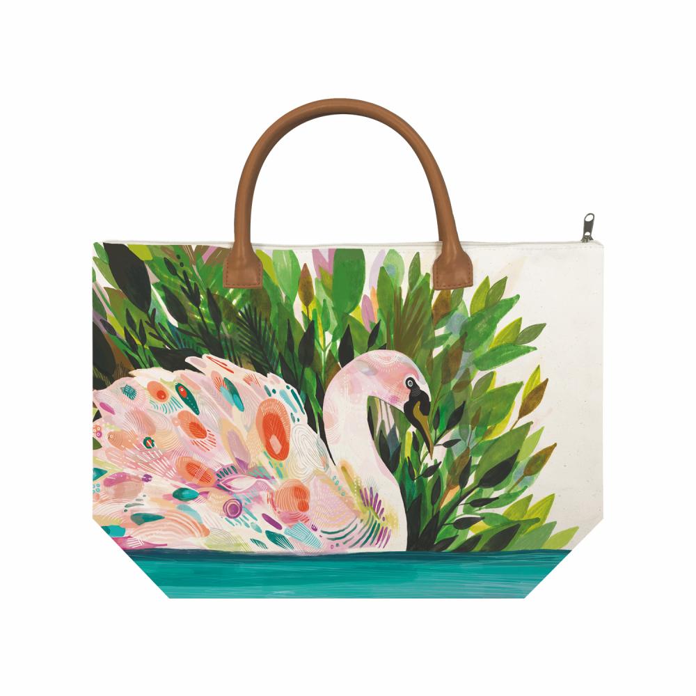 Swan Song Canvas Tote Bag